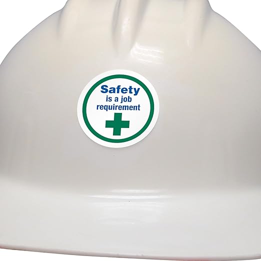 SmartSign Safety is a Job Requirement Pack of 5 Hard Hat Labels | - Image 3