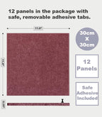 DECORITA Felt Wall Tiles | Large Cork Board Alternative | Aesthetic Felt - Image 4