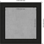 Amanti Art Black Framed Magnetic Board 15x15 X-Small Vision Board - Image 4