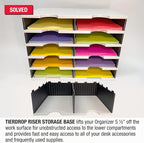 Ultimate Office TierDrop Riser Storage Base Lifts Your Sorter 5 Inches Off of - Image 3