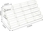 Vevitts 20 Slots Acrylic Business Card Holder - Image 2