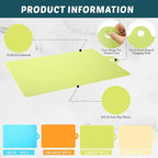 20 Pcs Flexible Cutting Board Mats Plastic Cutting Mats Non Slip Chopping Board - Image 3