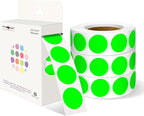 PARLAIM 3/4 Inch Roll Color Coding Labels, 4000 per/4 Rolls Round Adhesive by PARLAIM