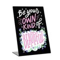 Liry Products Black Acrylic Tabletop Chalkboard Sign Liquid Chalk Markers by Ninonly