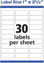 Avery Address Labels for Laser & Inkjet Printers, 300 Labels Per Pack, 3 Packs - Image 4