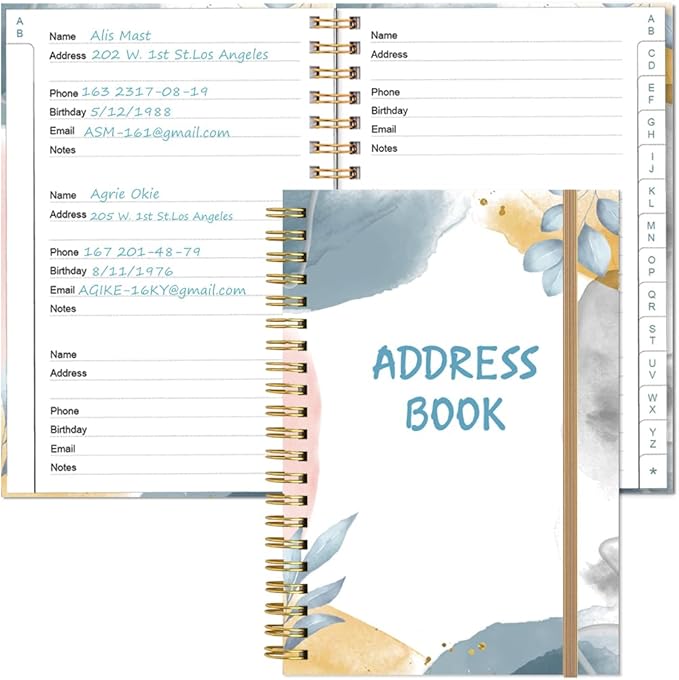 Address Book with Alphabetical Tabs by Heveboik