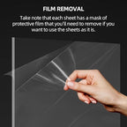 CALPALMY 12 x 24 Inch Clear Acrylic Sheets 1/4" Thick Plexiglass; Use - Image 3
