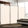 Room Divider 6FT Folding Privacy Screens, 3 Panel Partition Room Dividers by HOMSCREENER