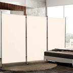 Room Divider 6FT Folding Privacy Screens, 3 Panel Partition Room Dividers by HOMSCREENER