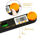 Rainyb Digital Angle Finder Tool 7inch 0-360 degree LCD Digital Protractor - Image 5