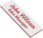 Custom Engraved Name Tag Badges by Unknown