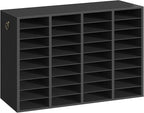 HOOBRO Wooden Literature Organizer, 36-Slot Mail Sorters, Removable Classroom by HOOBRO