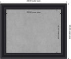 Amanti Art Black Framed Magnetic Board 20x24 Small Vision Board - Image 2