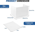 ZYINOZOC 12 Pack Desk Dividers for Students, 3-Fold Privacy Screens, Testing - Image 2