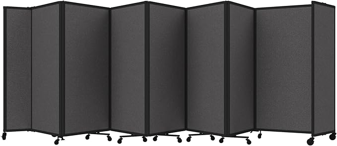 Versare Room Divider 360 Portable Wall Partition | Folding Panels | Large by VERSARE