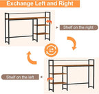 Snughome Desk Shelf, 44.9" Large Desktop Organizer Shelf, Desk Hutch - Image 7