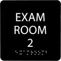 6" X6" Exam Room 2 Sign by ADACentralSigns