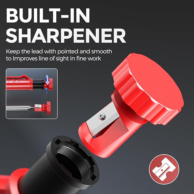 Nicpro 2 Pack CP1000 Carpenter Pencil - Image 3