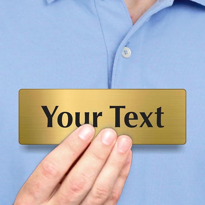SmartSign Custom Brass Sign - Image 3