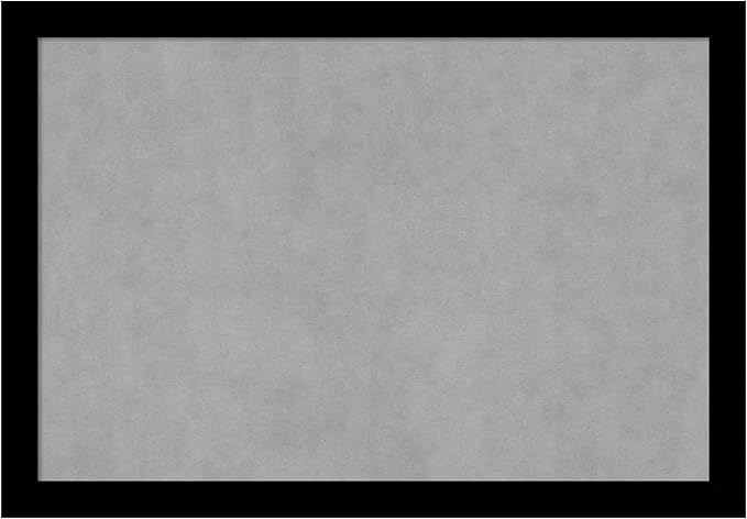 Amanti Art Black Framed Magnetic Board 27x39 Large Vision Board by AmantiArt