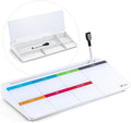 Varhomax Glass Weekly Dry Erase Desk White Board, Desktop to Do List Planner by Varhomax