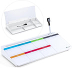 Varhomax Glass Weekly Dry Erase Desk White Board, Desktop to Do List Planner by Varhomax
