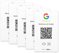 HotLabel – Google Review Card 5-Pack – White – NFC Tap & QR Code – Includes 5 by Hotlabel