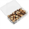 Wood Push Pins 80Pcs Set by LGEGE