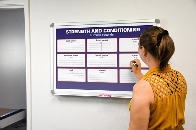 Strength and Conditioning Whiteboard 48" x 36" - Image 4
