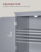 VASAGLE Floor Storage Cabinet, Freestanding Storage Unit - Image 6