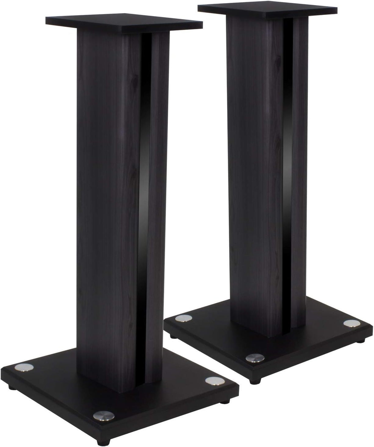 2 Technical Pro MB5000STAND Studio Monitor Bookshelf Home Theater Speaker Stands