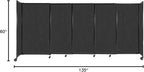 Versare Straightwall Sliding Portable Wall Partition | Freestanding Office - Image 7