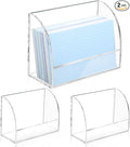2 Pack Index Card Display Stand 3x5 Acrylic Card Holder by SHIQIKEJIPTY