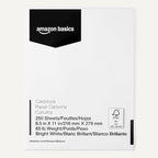 Amazon Basics Cardstock Paper, 8.5" x 11", 65 lb/176 gsm, 96 Bright, 250 Sheets - Image 5