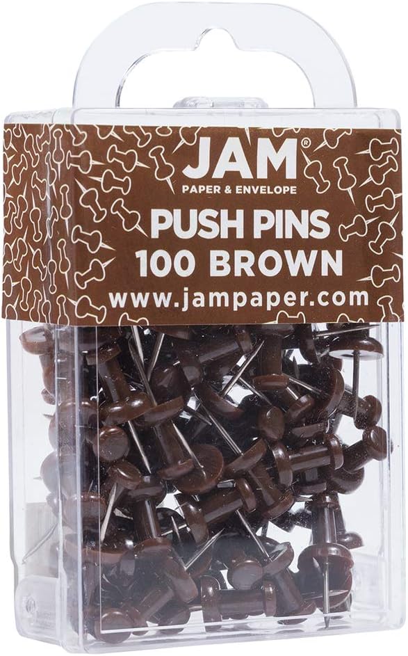 JAM PAPER Colorful Push Pins - Image 2