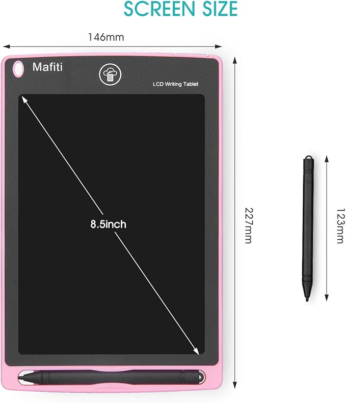 Mafiti 3 Pack LCD Writing Tablet 8.5 Inch Electronic Drawing Pads Doodle Board - Image 6
