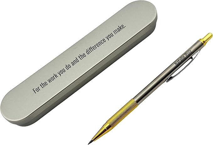 Custom Engraved Mechanical Pencil – Personalized 2.0mm Refillable Drafting by Unknown