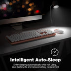 MOFII Wireless Keyboard and Mouse Combo, Computer Full Size 2.4G Plug and Play - Image 4