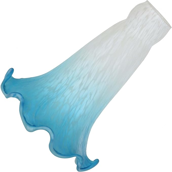 Bieye LS04S Lily Flower Blown Glass Lampshade by Bieye