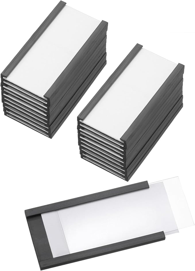 PATIKIL Magnetic Label Holder 2" x 1" by PATIKIL