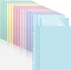24 PCS Pastel Plastic Report Covers by gisgfim