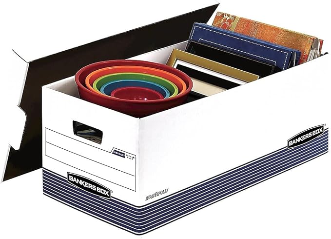 Bankers Box 12-Pack Medium Duty File Storage Boxes - Image 4
