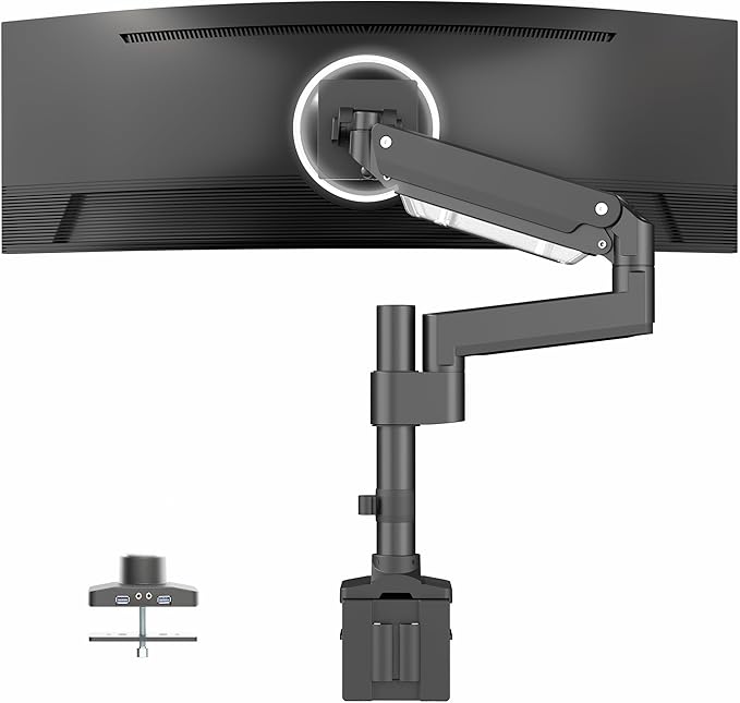 VIVO Premium Aluminum Tall Extended Monitor Arm by VIVO