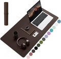 YSAGi Non-Slip Leather Desk Pad, Waterproof Laptop Computer Desk Keyboard Mat by YSAGi