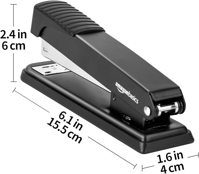Amazon Basics Desktop Stapler, Full-Strip, 20 Sheet Capacity - Image 5