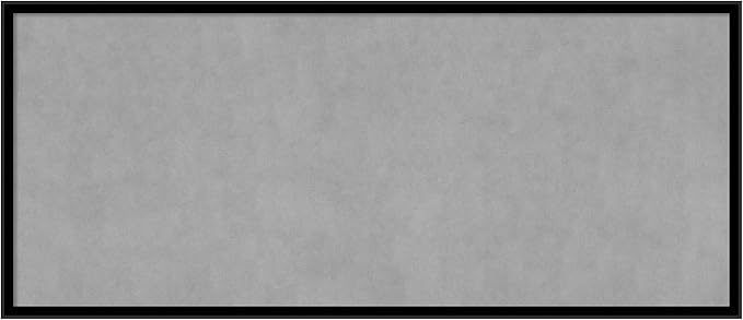 Amanti Art Black Framed Magnetic Board 21x49 Oversize Vision Board by AmantiArt