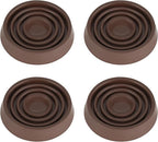Furniture Coasters, 1.5X1.5 Rubber Caster Cups Non Slip Furniture Pads Non Skid by VOCOMO