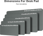 Aothia Faux Leather Desk Mat – Large Mouse Pad, Non-Slip PU Leather Blotter - Image 5