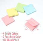 HappyHapi Sticky Notes 3x3 Inches Bulk 36 Pack 3600 Sheets Colored Self-Stick - Image 3