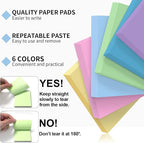 MyLifeUNIT Sticky Notes 3x3, Bulk Pack 54 Note Pads 5400 Sheets - Image 3